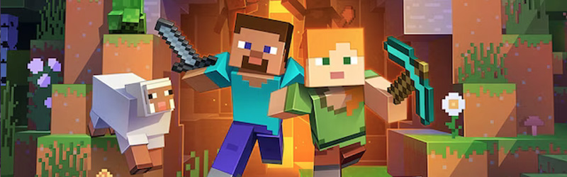 minecraft game banner